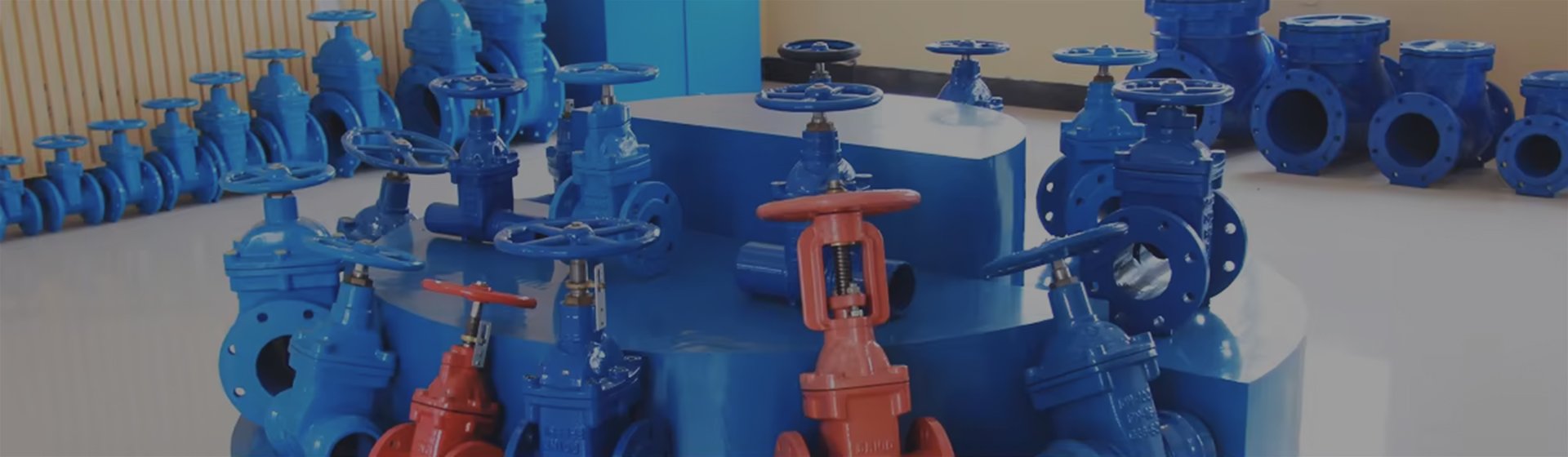 Banner showroom of Kung Valves