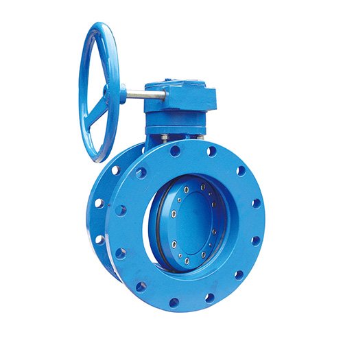 flanged butterfly valve with gear box