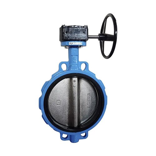 wafer type butterfly valve with gear box